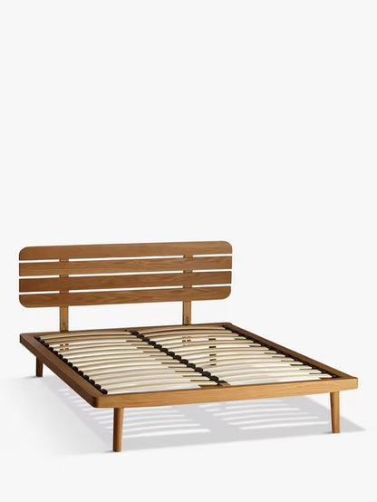 John Lewis Bow Slatted Headboard Bed Frame, King Size R52