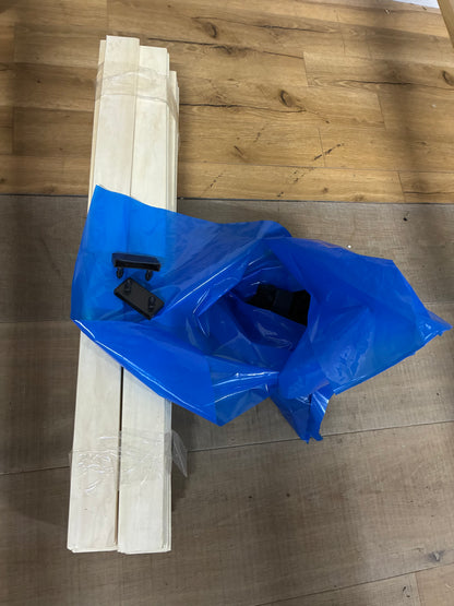 John Lewis Louis Low End Sleigh Bed Frame,  King Size, Oak R55