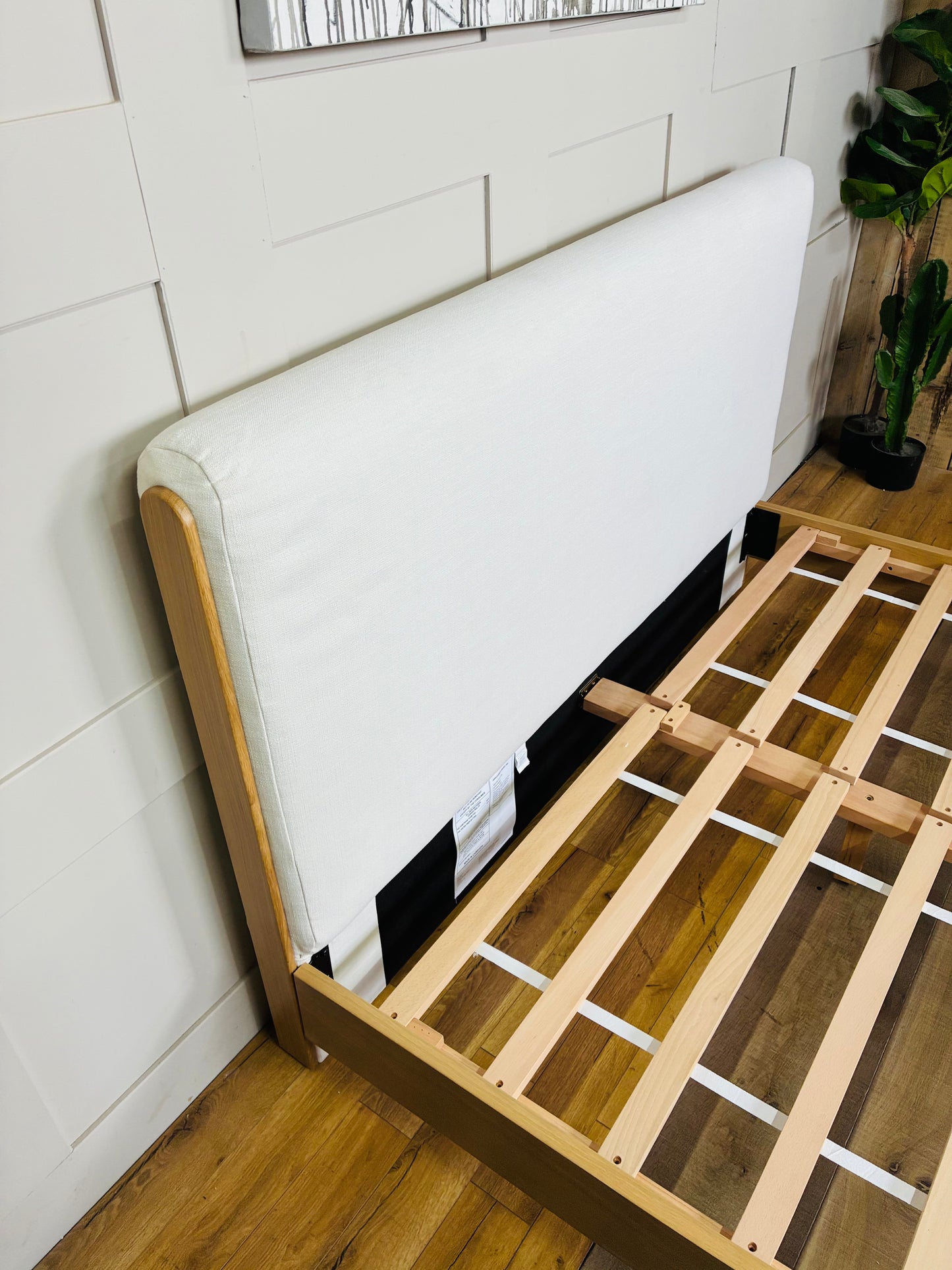 West Elm Asher King Size Bed Rrp £1599 R63x