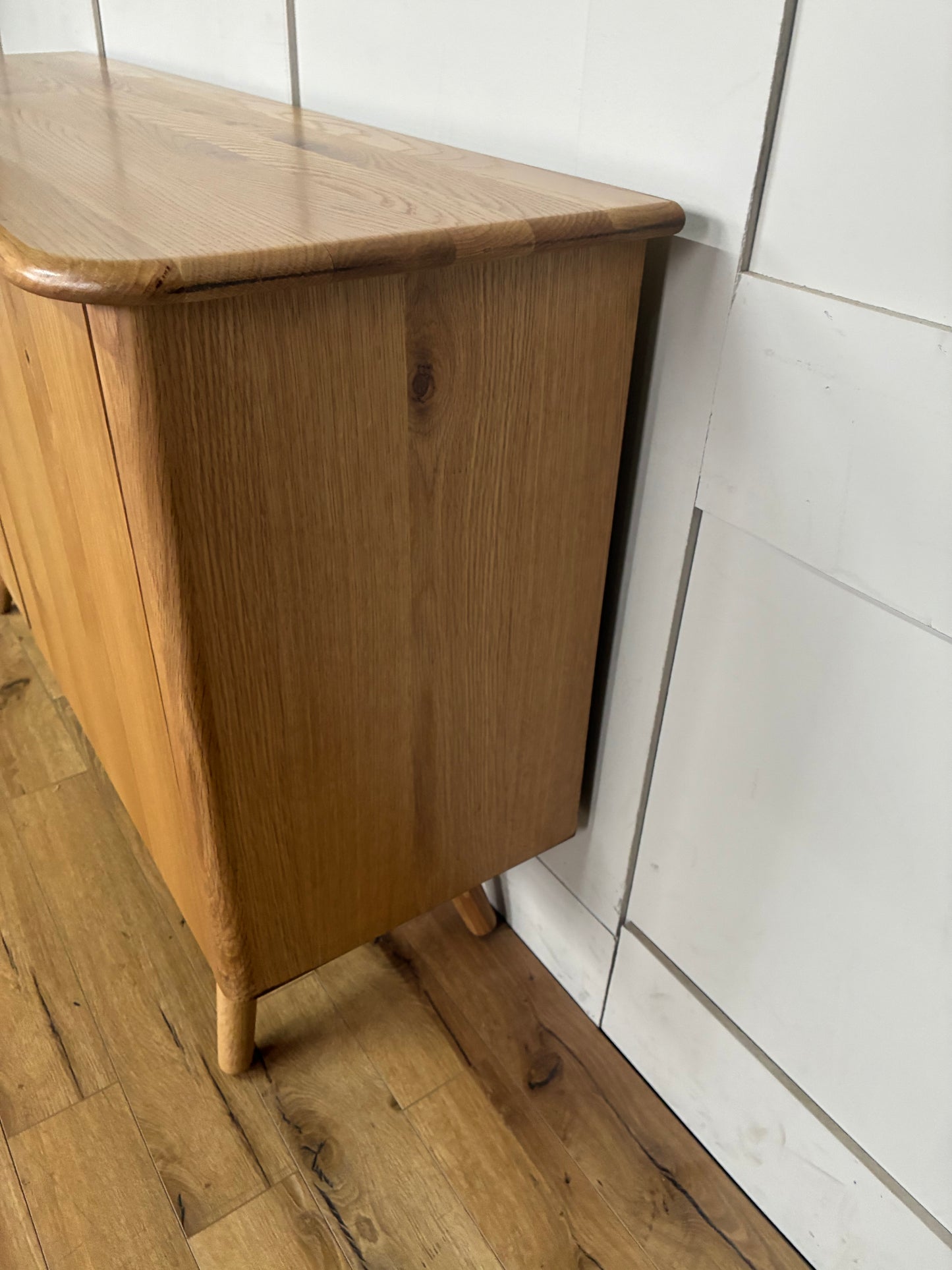 John Lewis Greenwood 2 Door Sideboard, Solid Oak/Bianco Oil Rep £499