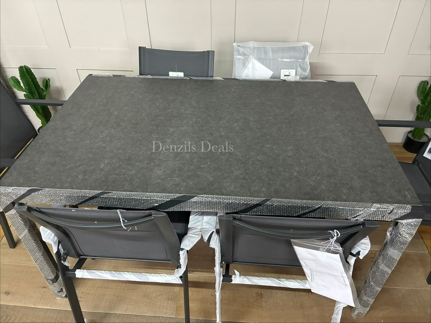 John Lewis Tampa Garden Dining Table With 4 Tampa dining Chairs and 2 Miami dining chairs