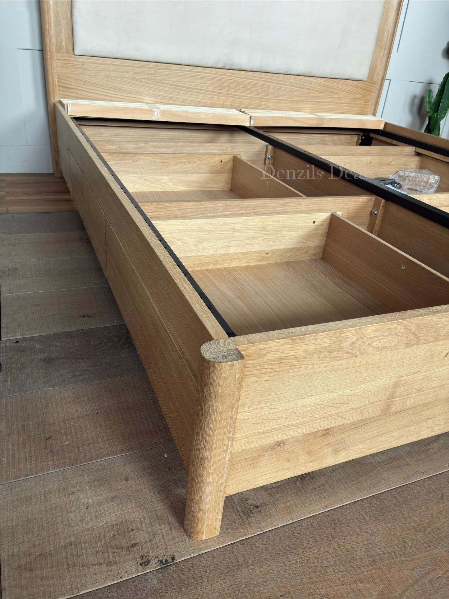 John Lewis Rest 4 Drawer Bed Frame, Super King, Natural Wood R:55 RRP £1699 R56