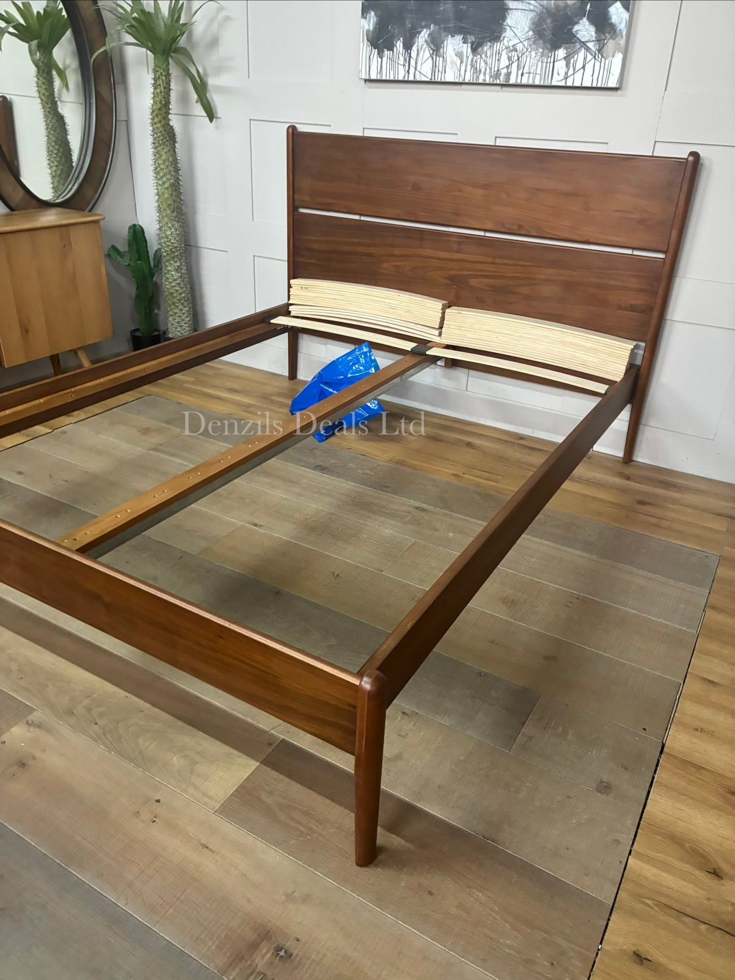John Lewis Scandi Wood Bed Frame, King Size, Walnut RRP £749