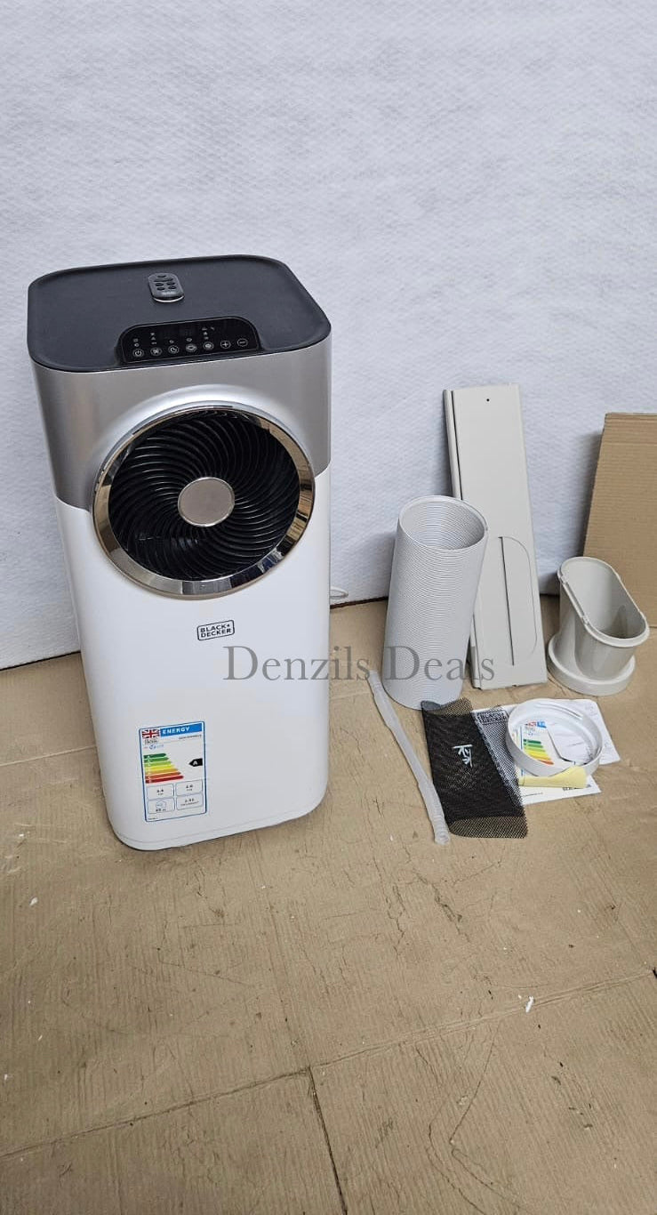 BLACK+DECKER 12K 3-in-1 Air Conditioning Unit - White (BXAC40008GB) R11