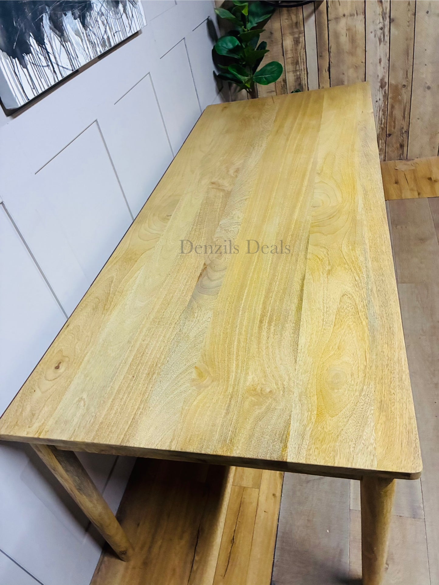 Nkuku Anbu Acacia Dining Table - natural