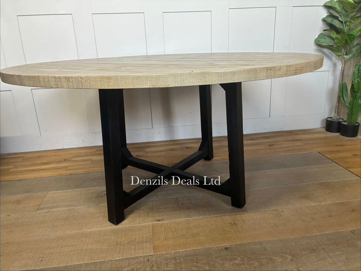 Cox & Cox Belluno Round Dining table, 160cm RRP £695