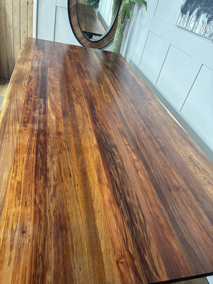 Bartolo Dining Table Live Edge Blackwood Timber By Nick Scali Rrp £1999