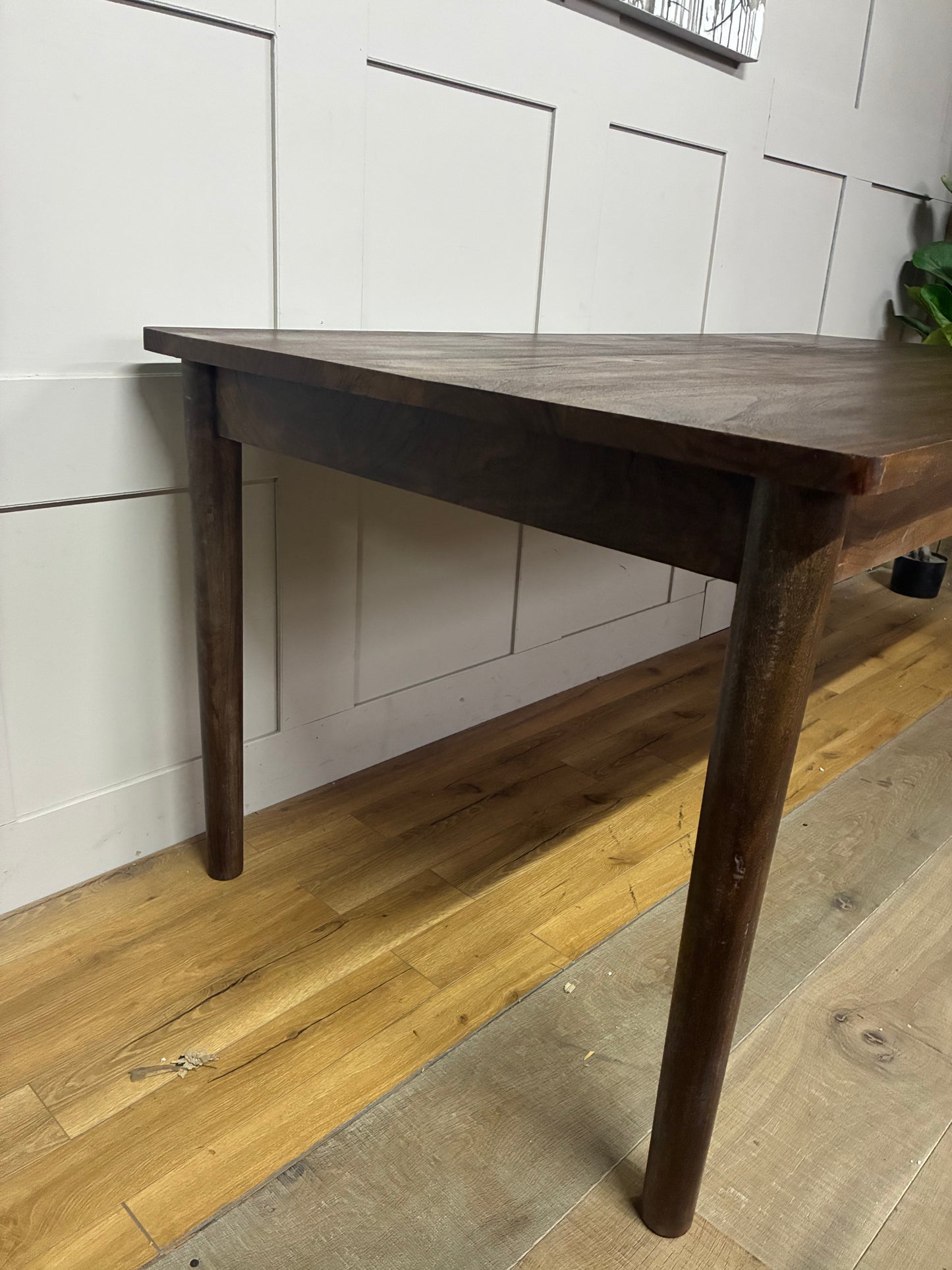 Nkuku Anbu Acacia Dining Table - Washed Walnut Small Rrp £948 R34