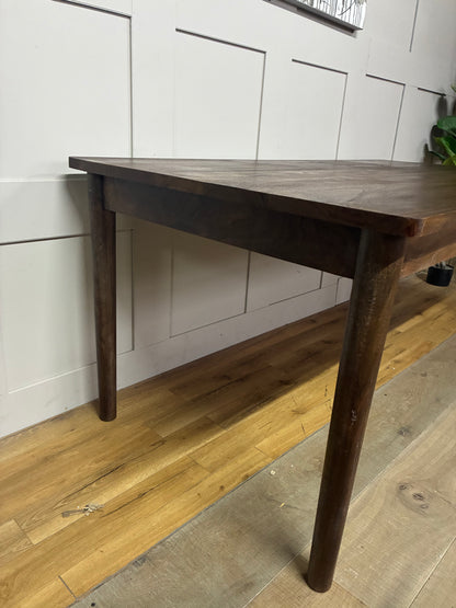 Nkuku Anbu Acacia Dining Table - Washed Walnut Small Rrp £948 R34