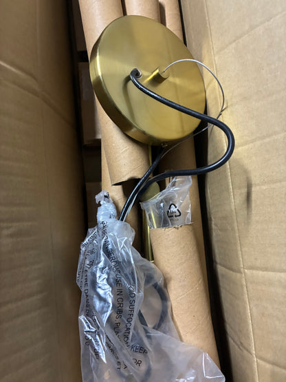 West Elm Mobile Chandelier (104cm - Antique Brass) mid century style Rrp£449 R20