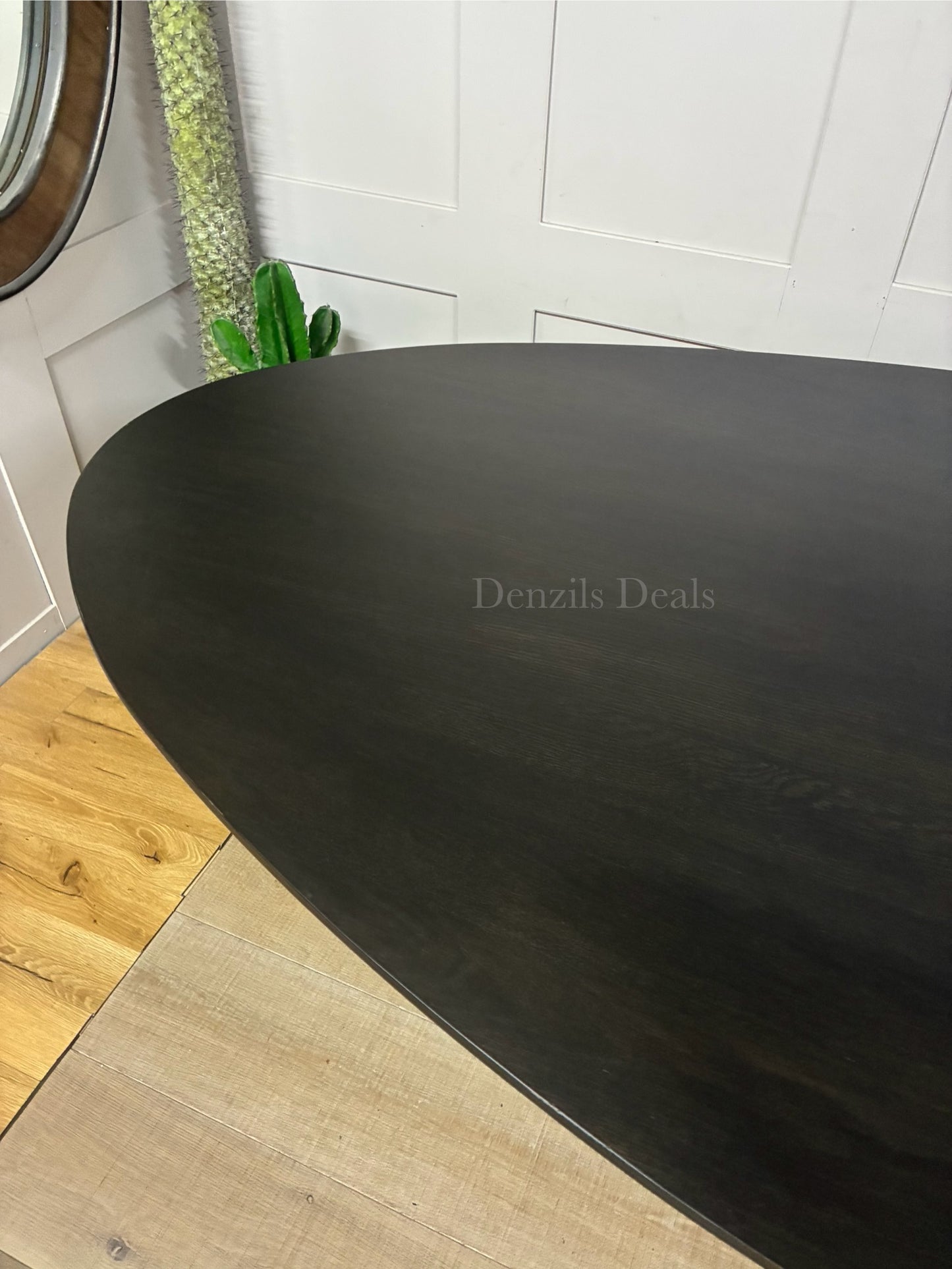 Richmond Interiors Gordon Dining Table, 250cm DARK COFFEE Rrp £2585