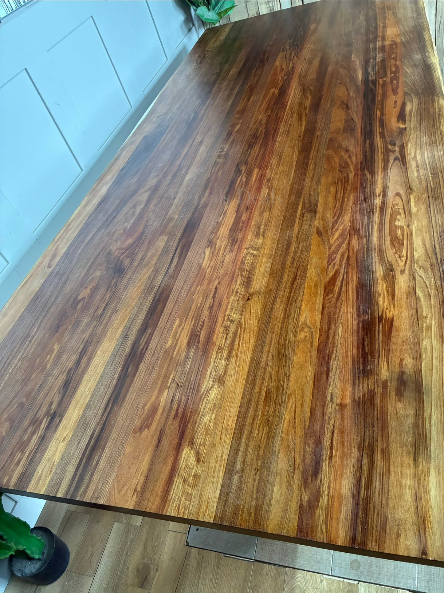 Bartolo Dining Table Live Edge Blackwood Timber By Nick Scali Rrp £1999
