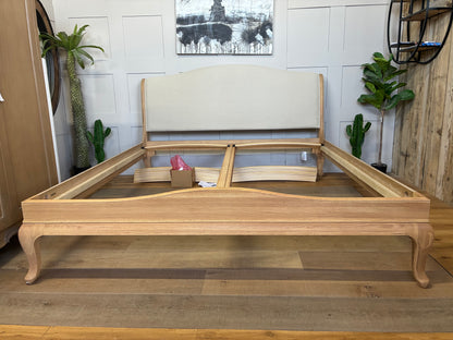 John Lewis Louis Low End Sleigh Bed Frame, Super King Size, Oak RRP £1499