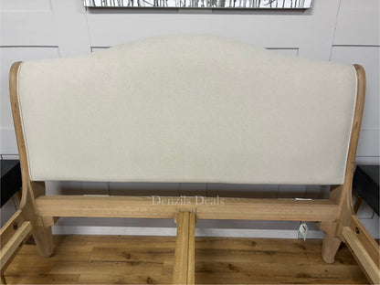 John Lewis Louis Low End Sleigh Bed Frame,  King Size, Oak R55