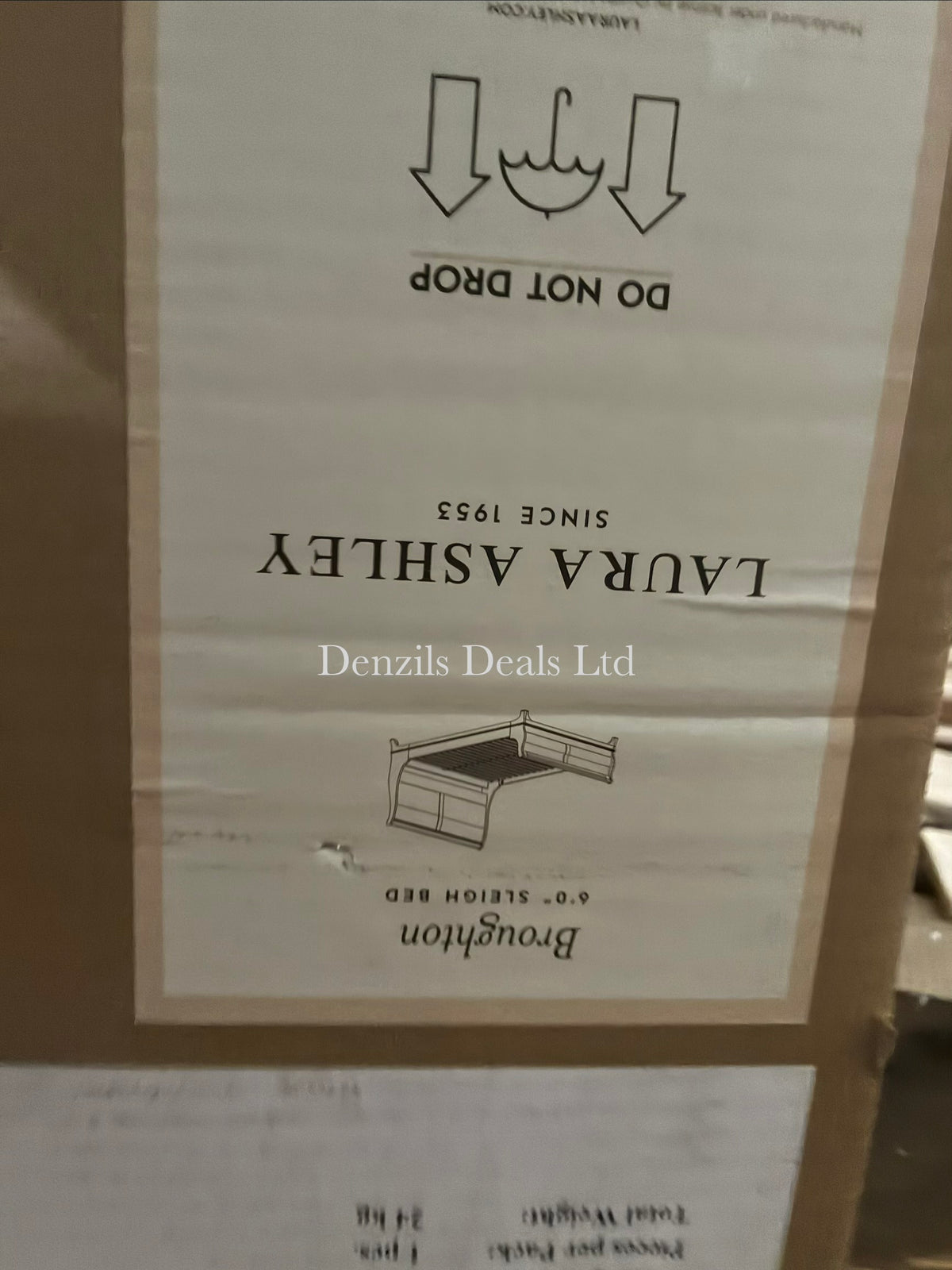 Laura Ashley Montpellier Bed Frame, Double, Walnut Rrp £1130 R56