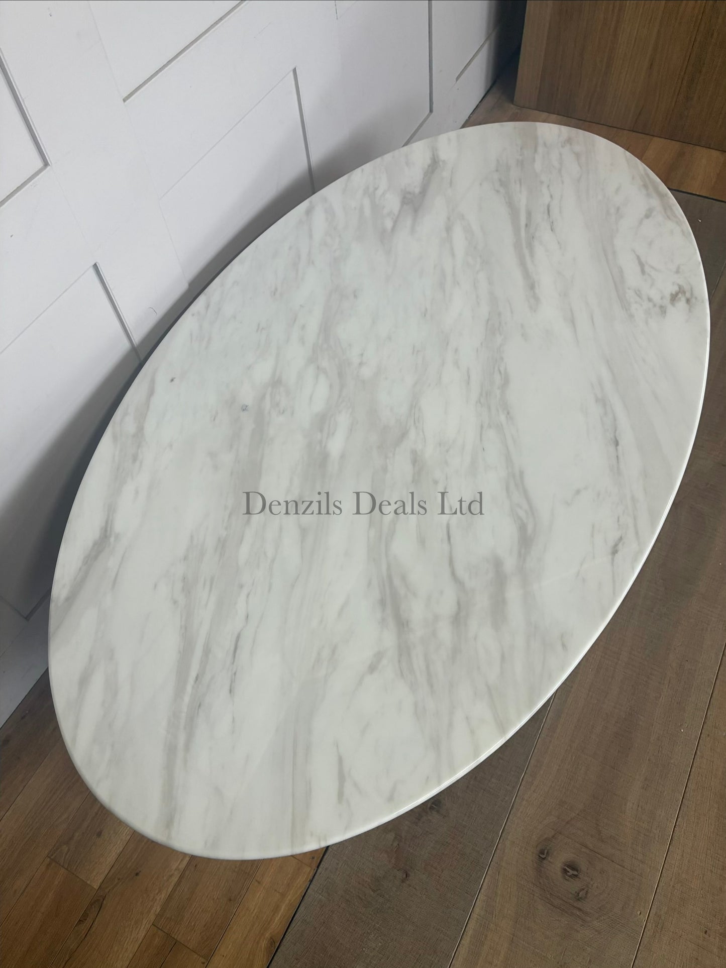 Parc Oval Coffee Table By Nick Scali Alternative Legs Installed