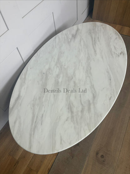 Parc Oval Coffee Table By Nick Scali Alternative Legs Installed