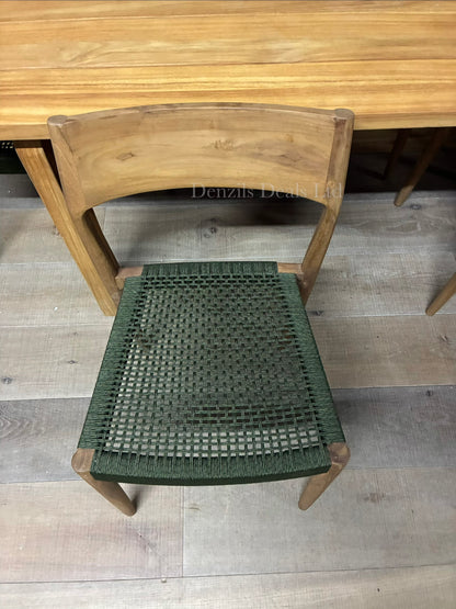 John Lewis Terra Garden Table And 6  Scandi Dining Chairs