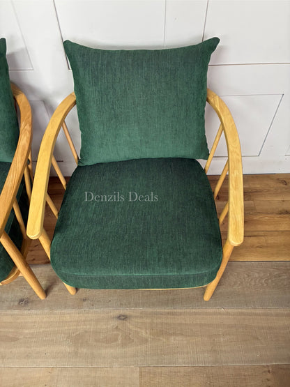 2x Frome Armchair, Forest Green John Lewis Rrp £1598