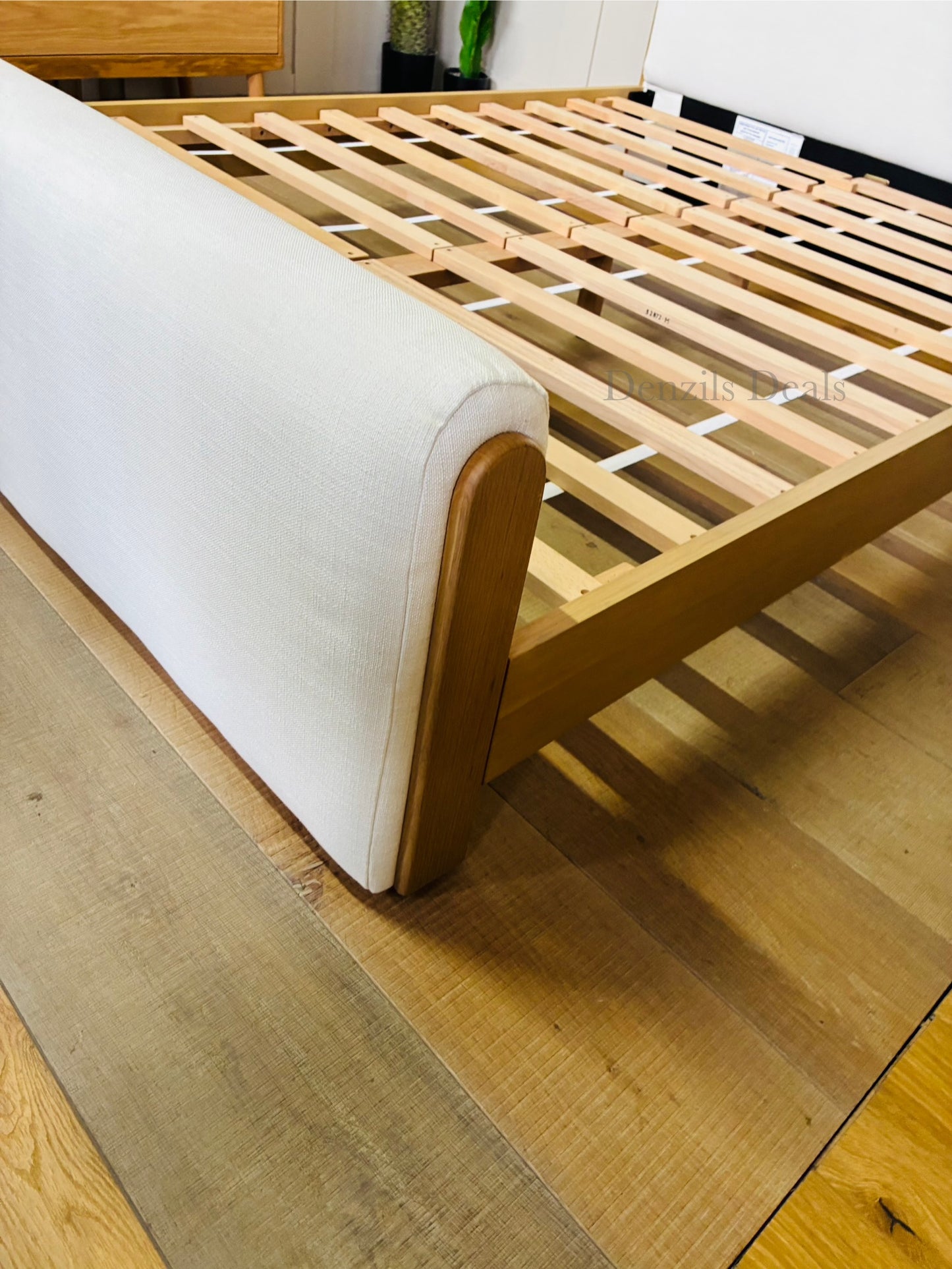 West Elm Asher King Size Bed Rrp £1599 R63x