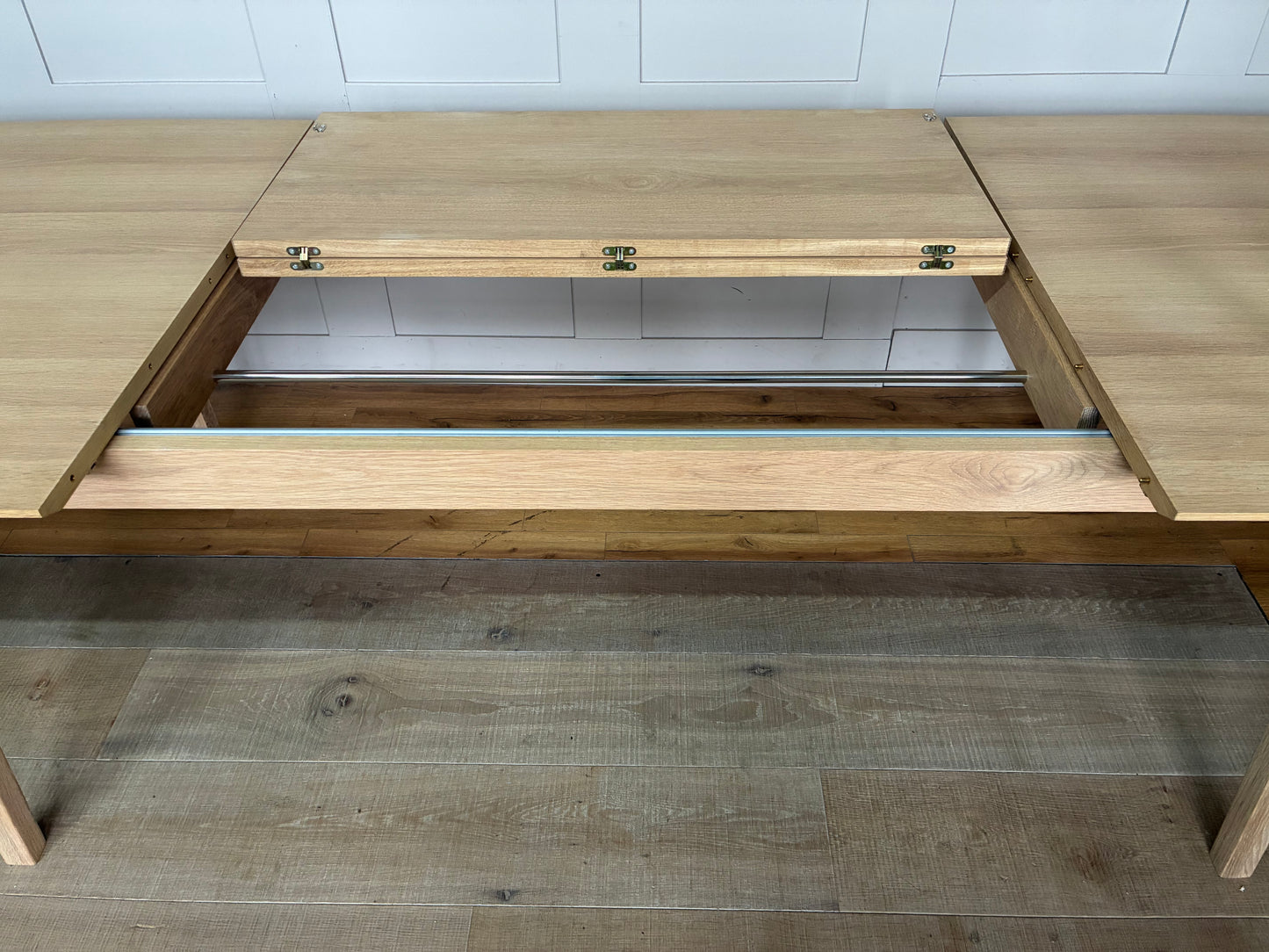 John Lewis Bari Extending Dining Table, Natural