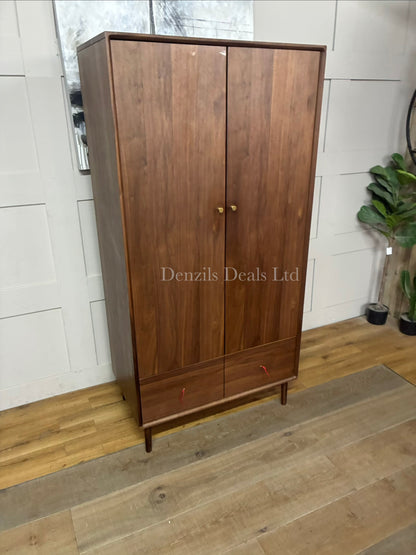 Fishe & Lilly WRIGHT WALNUT WARDROBE Rrp £1299