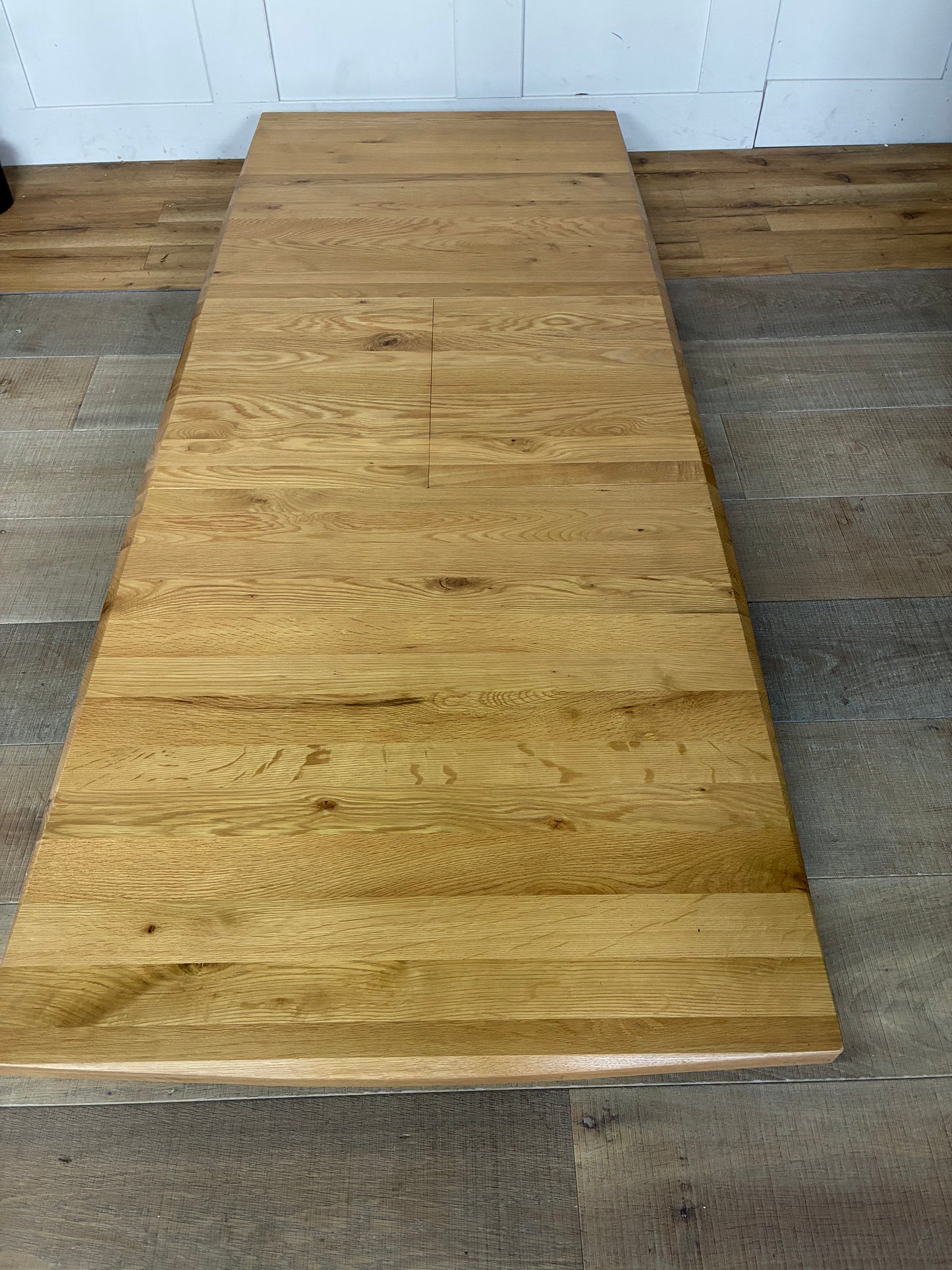 6-8 Seater OAKLEE Extendable Dining Table Natural Oak, Oak Furnitureland
