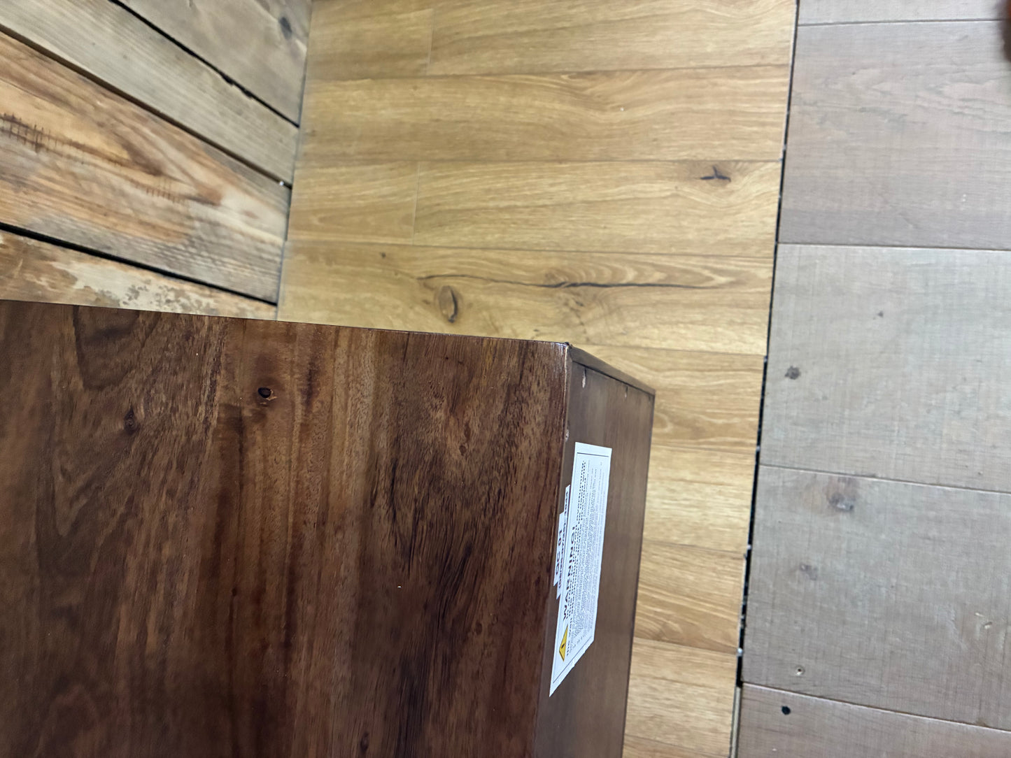 2x John Lewis  + Swoon Franklin 2 Drawer Bedside Table, Dark Brown Rrp £518