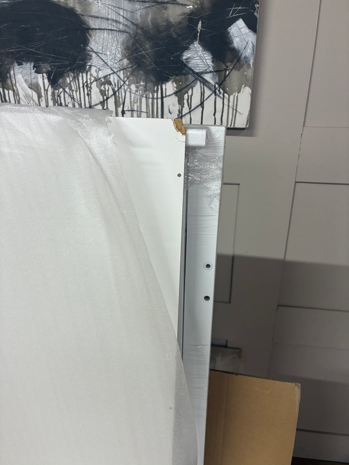 John Lewis St Ives Double Wardrobe with 1 Drawer White/Haze R37