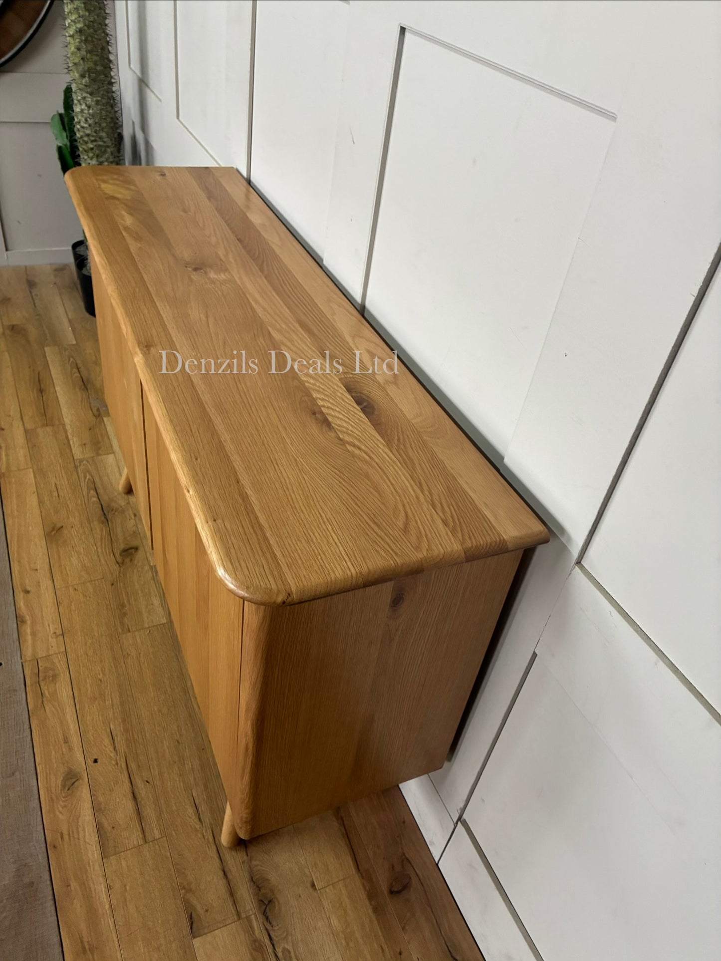 John Lewis Greenwood 2 Door Sideboard, Solid Oak/Bianco Oil Rep £499