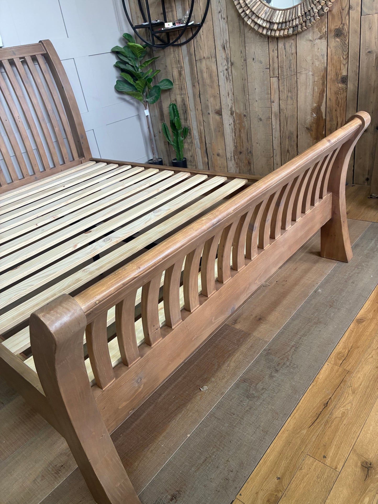 John Lewis Reclaimed Timber Bed Frame, King Size, Natural Wood RRP £1099