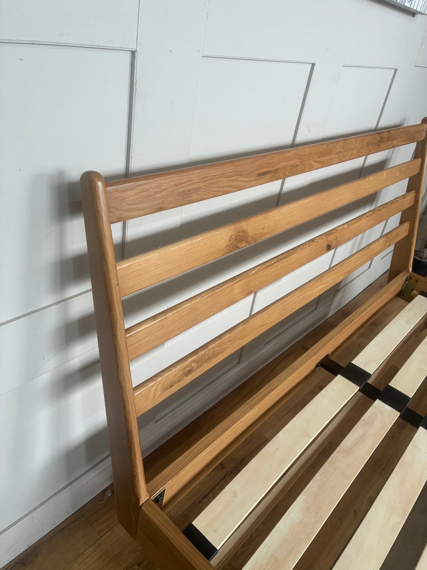 John Lewis X-Ray Oak Wood Bed Frame, King Size, rrp £899