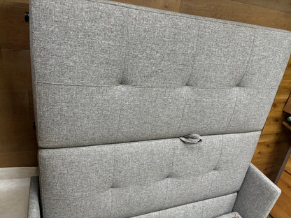 Innovation Living Cubed 160 Sofa Bed, Twist Granite Rrp £1799 R59