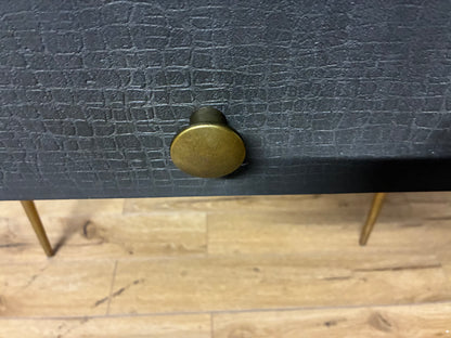 D.I. DESIGNS Greyshott Bedside Table Grey  Rrp £766 R16