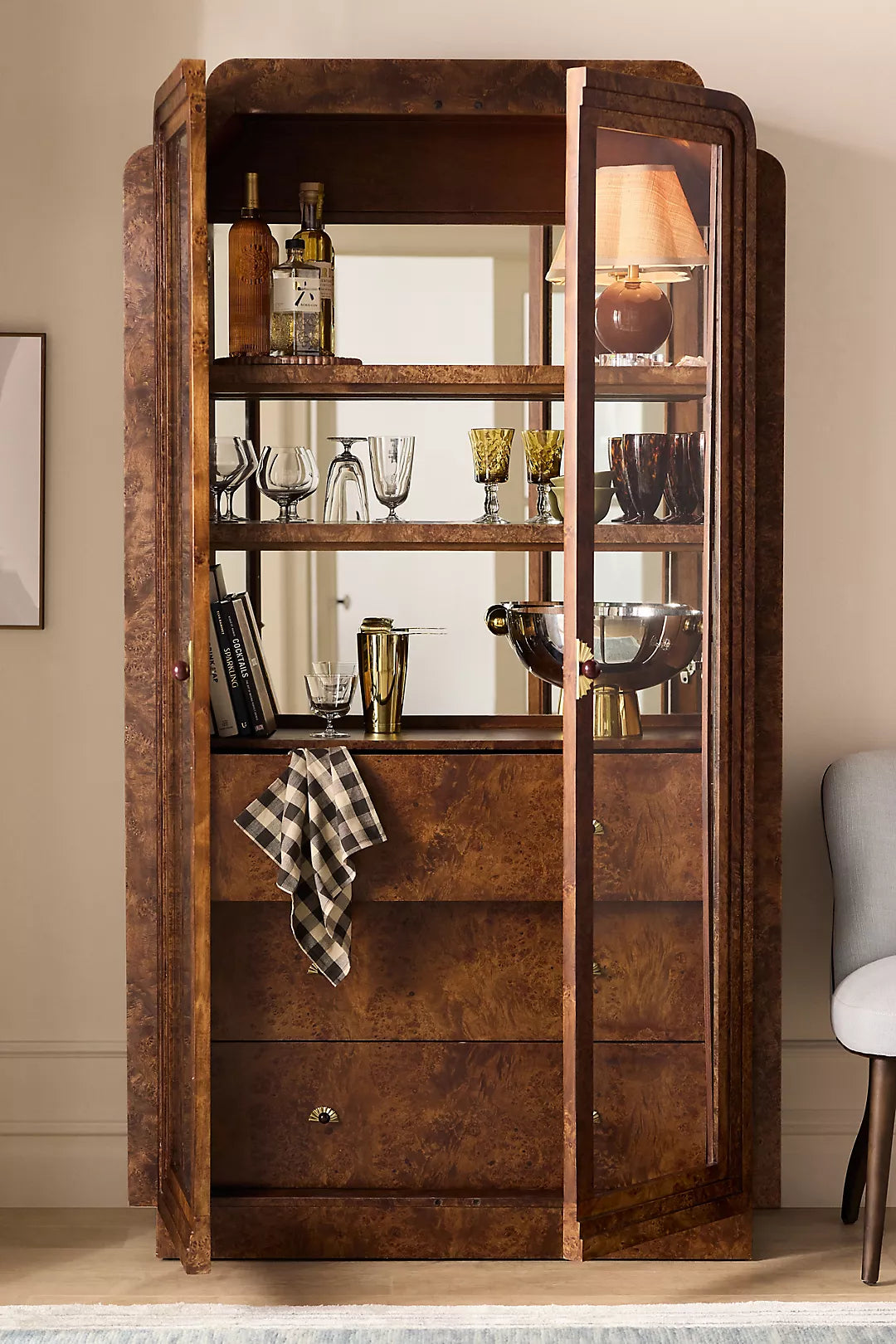 Anthropologie Betti Hutch Wood Large Freestanding Cabinet Rrp £1998 R41