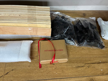 John Lewis Rattan Kingsize Bed Cherry  R50