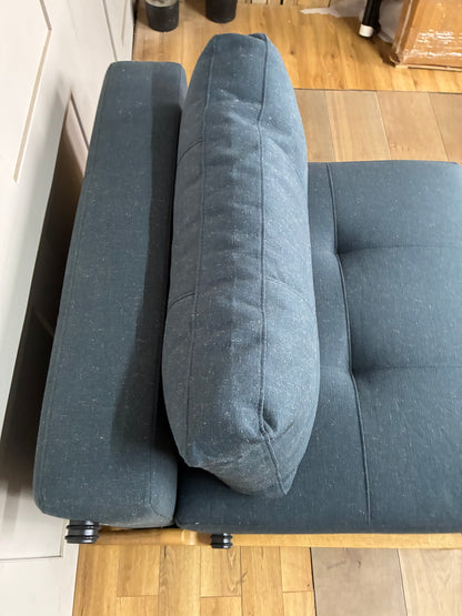 Innovation Living Cubed 90 Armchair Bed, Nist Blue 515 Rrp £1199