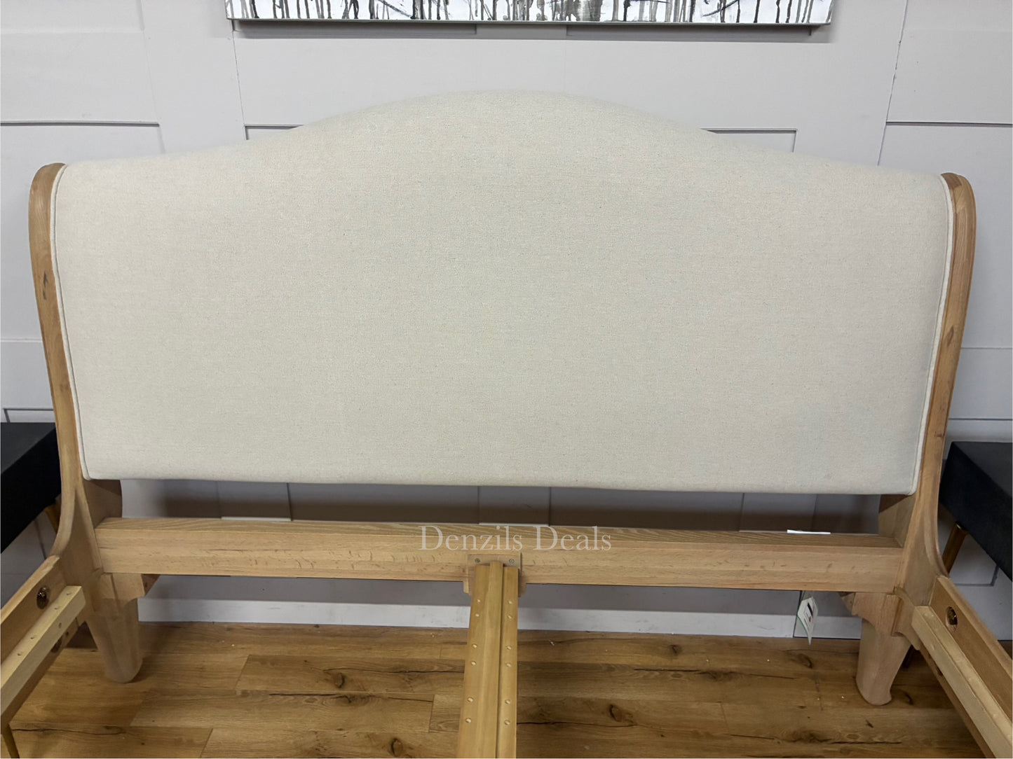 John Lewis Louis Low End Sleigh Bed Frame,  King Size, Oak R55