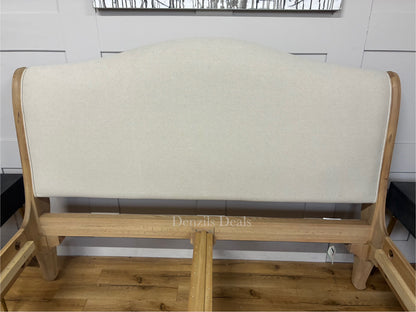 John Lewis Louis Low End Sleigh Bed Frame,  King Size, Oak R55