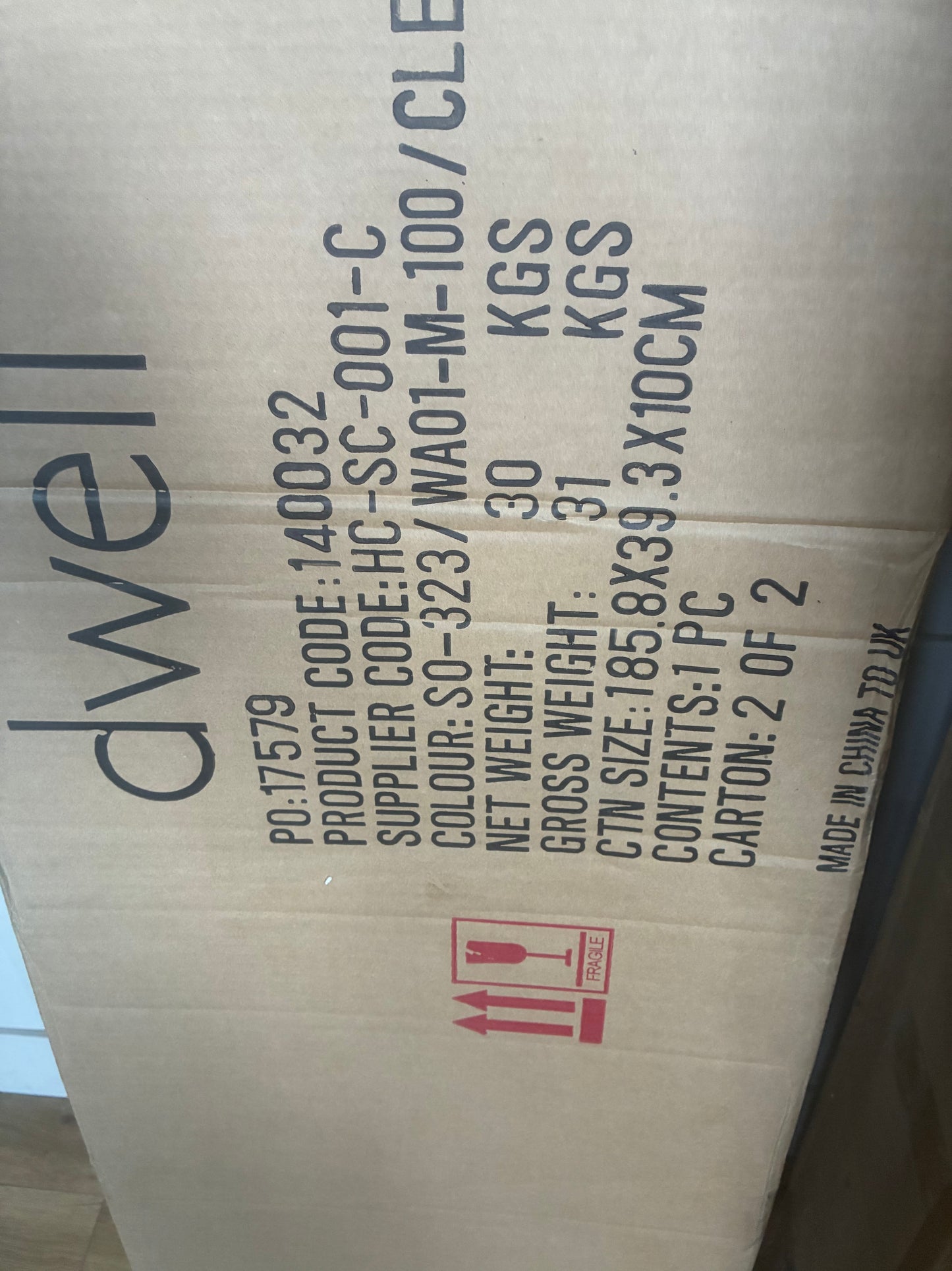 Dwell Sturado 5 Tier Shelving Unit