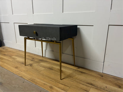 D.I. DESIGNS Greyshott Bedside Table Grey  Rrp £766 R16