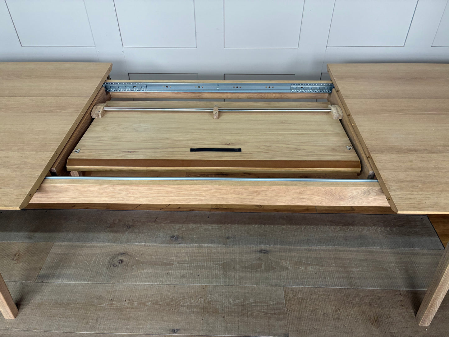 John Lewis Bari Extending Dining Table, Natural