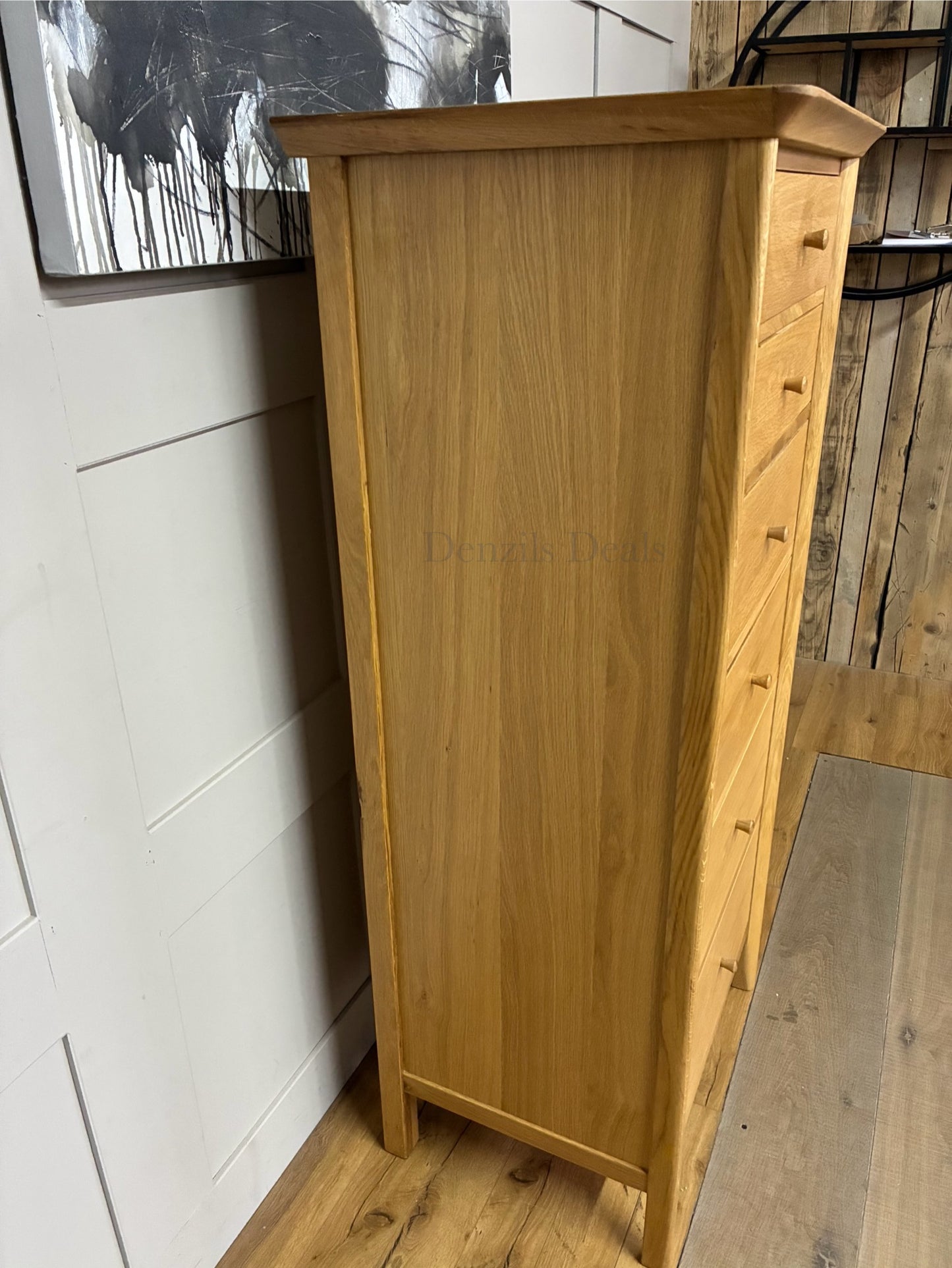 John Lewis Essence Tall 6 Drawer Chest, Oak  RRP£649