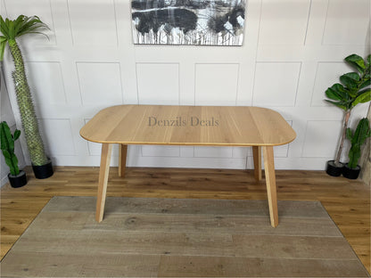 John Lewis Dining Table ANYDAY Anton 6-8 Seater Extending, Oak Rrp £399 R52