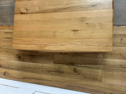 6-8 Seater OAKLEE Extendable Dining Table Natural Oak, Oak Furnitureland