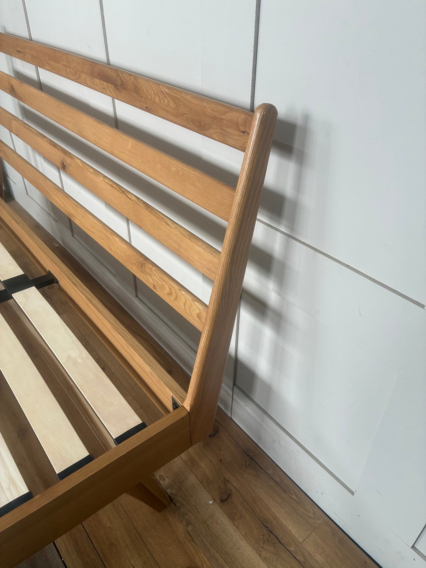 John Lewis X-Ray Oak Wood Bed Frame, King Size, rrp £899