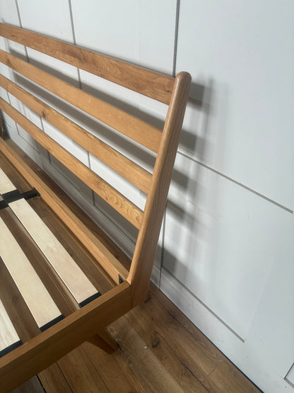 John Lewis X-Ray Oak Wood Bed Frame, King Size, rrp £899