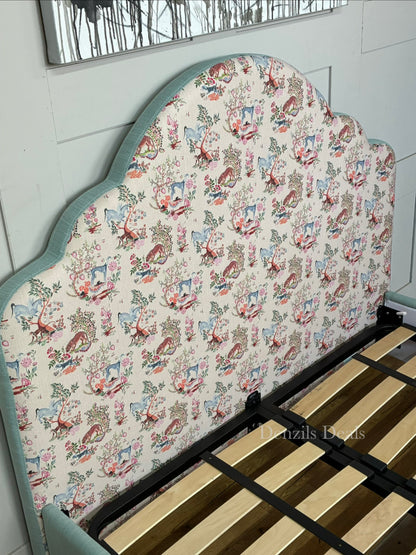 DFS Cath Kidston Flounce Double Bed Frame Rrp £1299