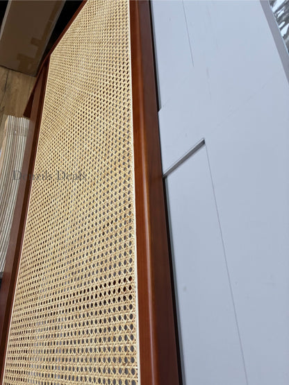 John Lewis Rattan Kingsize Bed Cherry  R50