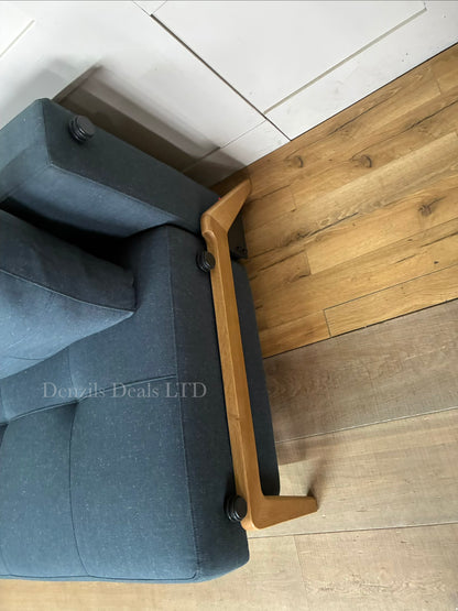 Innovation Living Cubed 90 Armchair Bed, Nist Blue 515 Rrp £1199